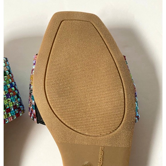 INC International Concepts Womens 7M Multicolor Rhinestone Nataliah Slide Sandal - Picture 12 of 16